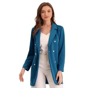 NEW WITH TAGS ALLEGRA K Double Breasted Coat